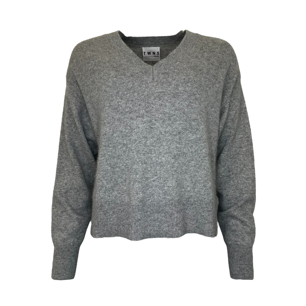 TWNS the label knitted pullover long-sleeved v-neck with   Kn2303 Boulder
