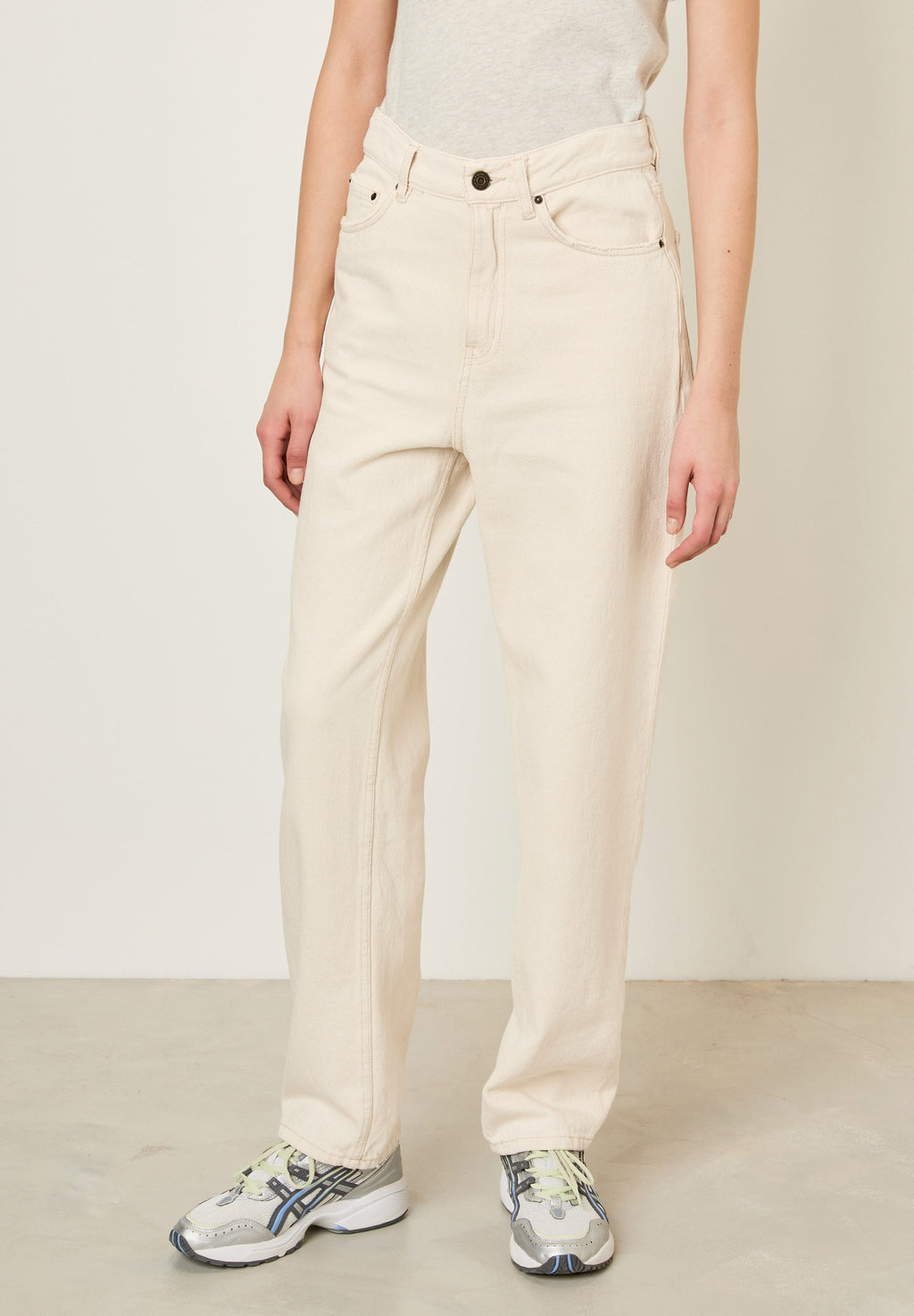 American vintage Pantalon Ecru