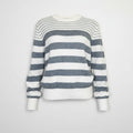 TWNS the label New Orleans knitwear pullover long sleeves round neck  with stripes