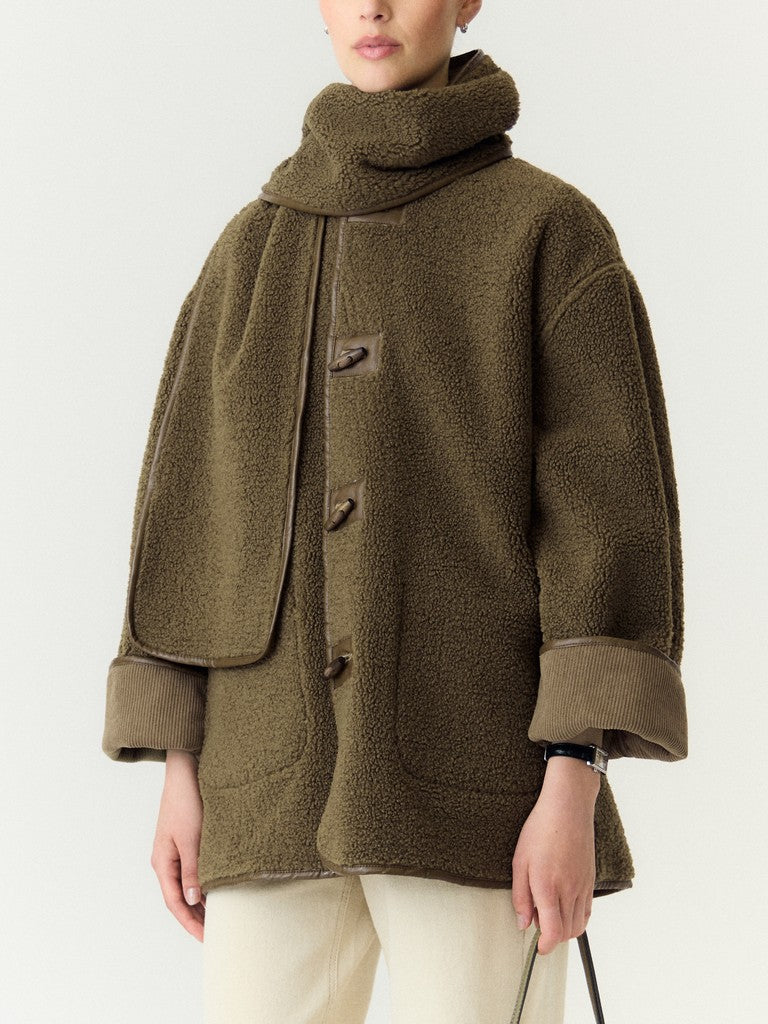 YAS yasosana  reversible scarf jacket outerwear