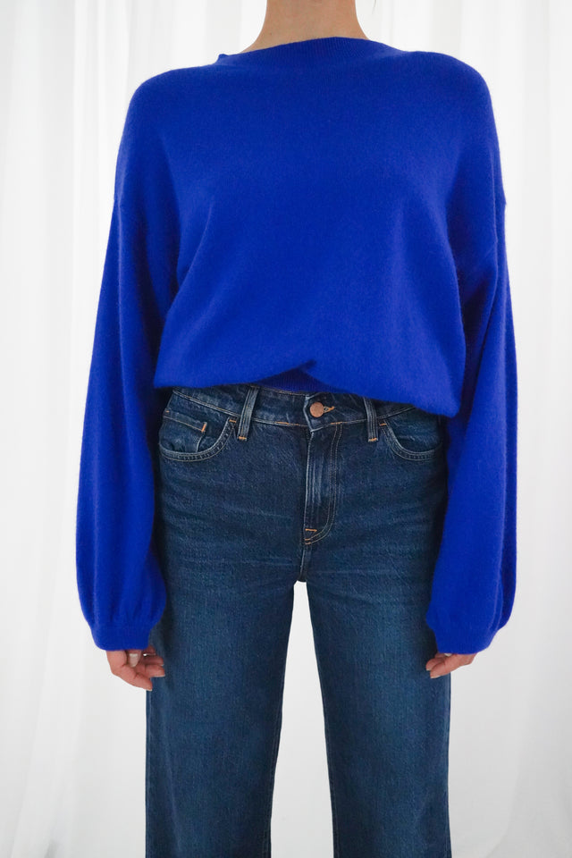 TWNS the label Colorado knitted pullover long puffed sleeves round neck