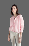American vintage Cardigans ML Col Rond Dragee/C