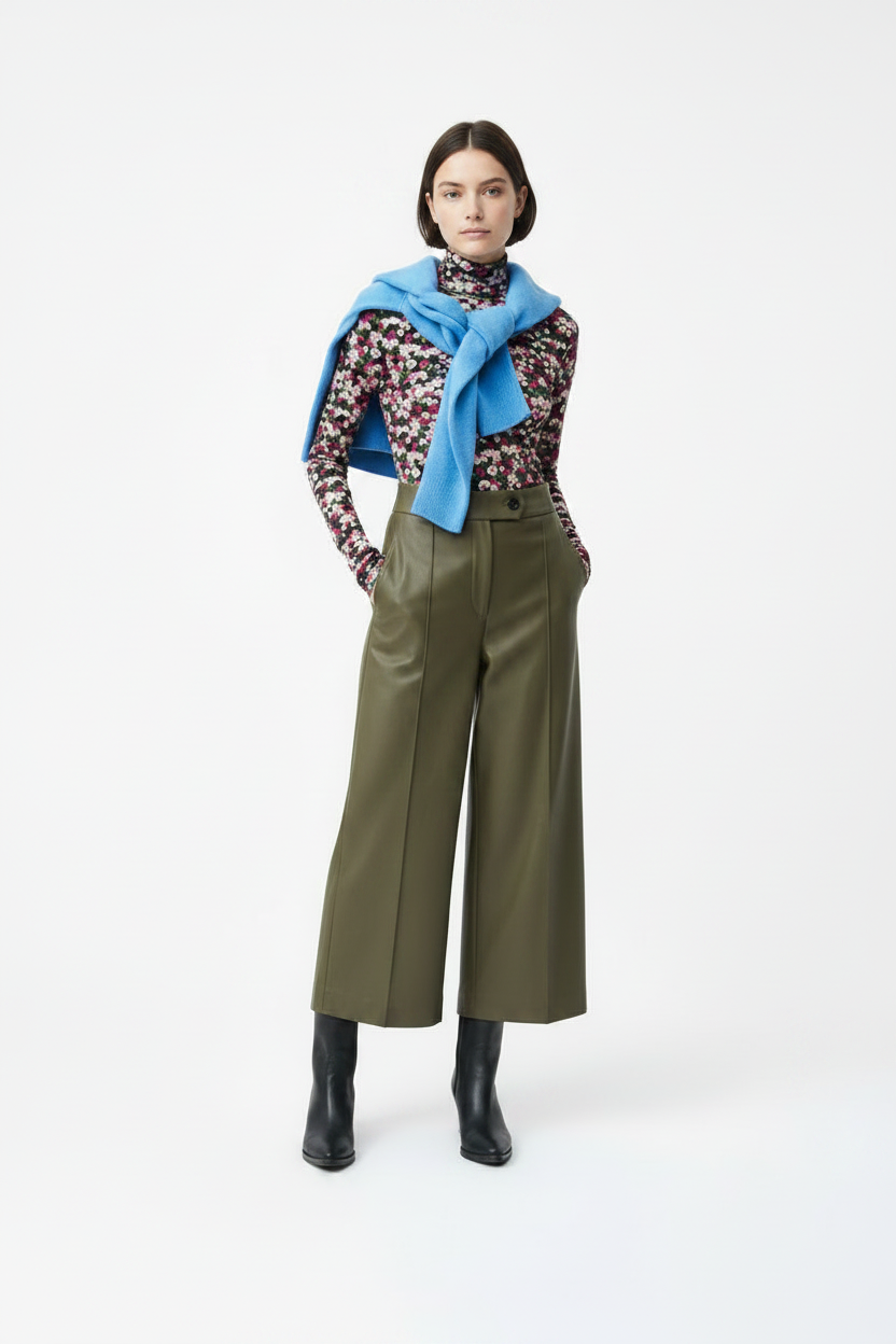 SUNCOO Pants Joy faux leather